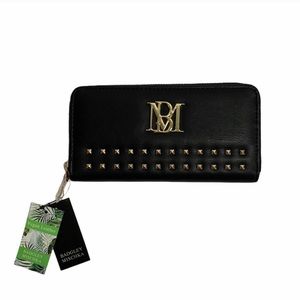 Badgley Mischka Black Vegan Leather Wallet